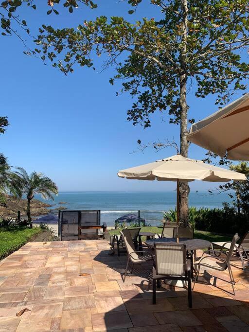 Casa Deliciosa Em Condo C/ Piscina Frente Ao Mar Sao Sebastiao  Dış mekan fotoğraf