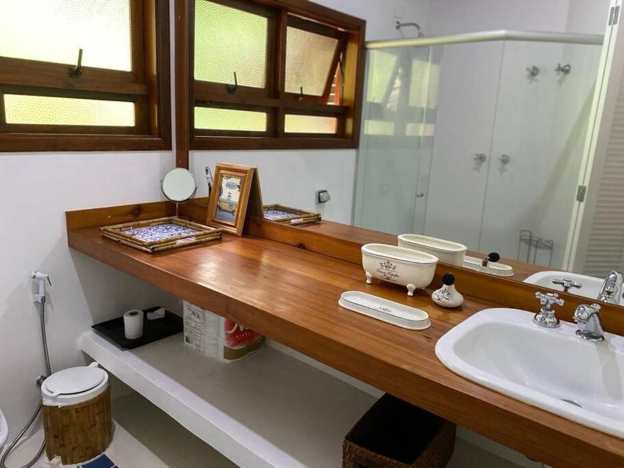 Casa Deliciosa Em Condo C/ Piscina Frente Ao Mar Sao Sebastiao  Dış mekan fotoğraf